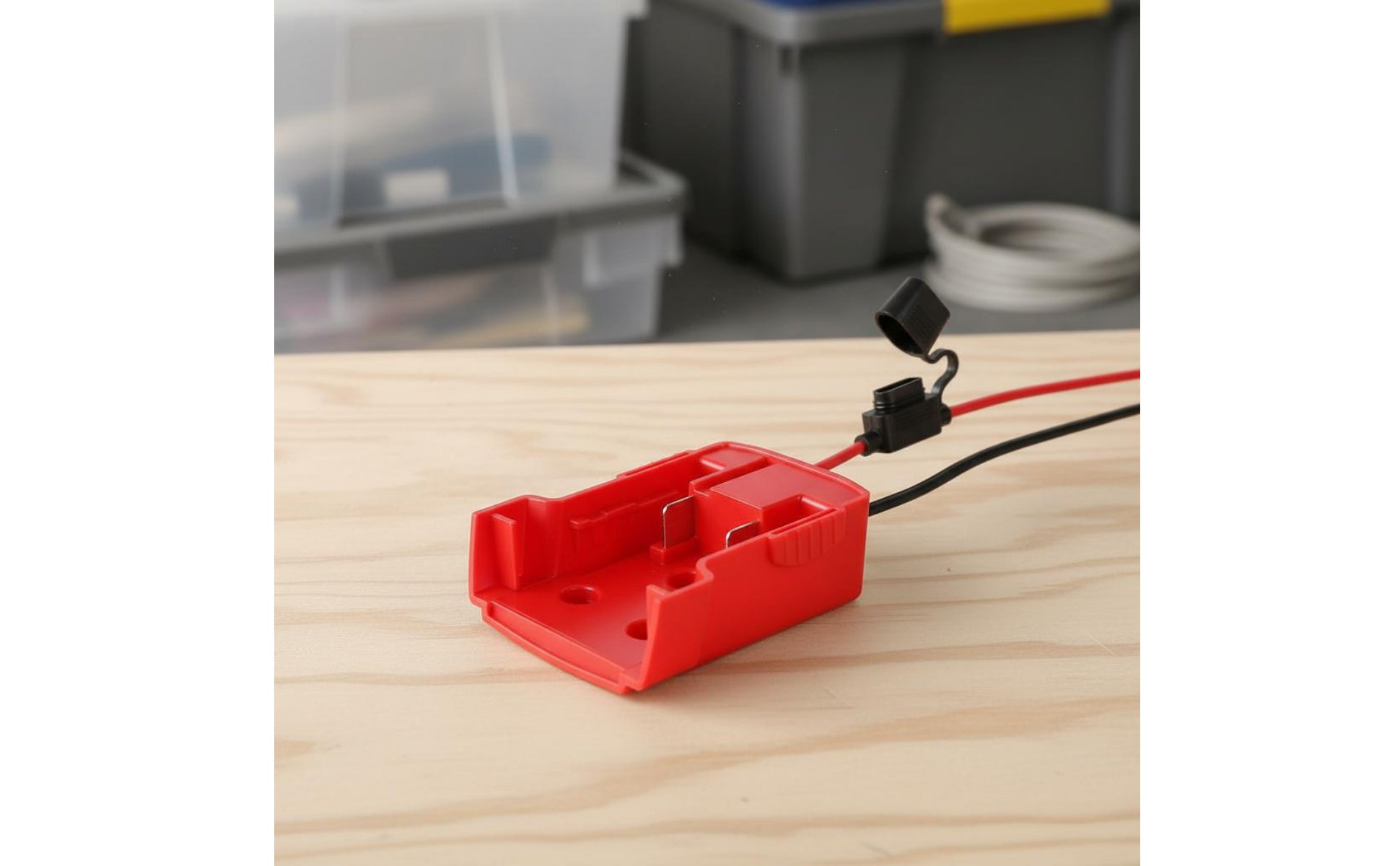 Adaptateur Pile 18V Facile à Installer Adaptateur Pile 18 V 12AWG