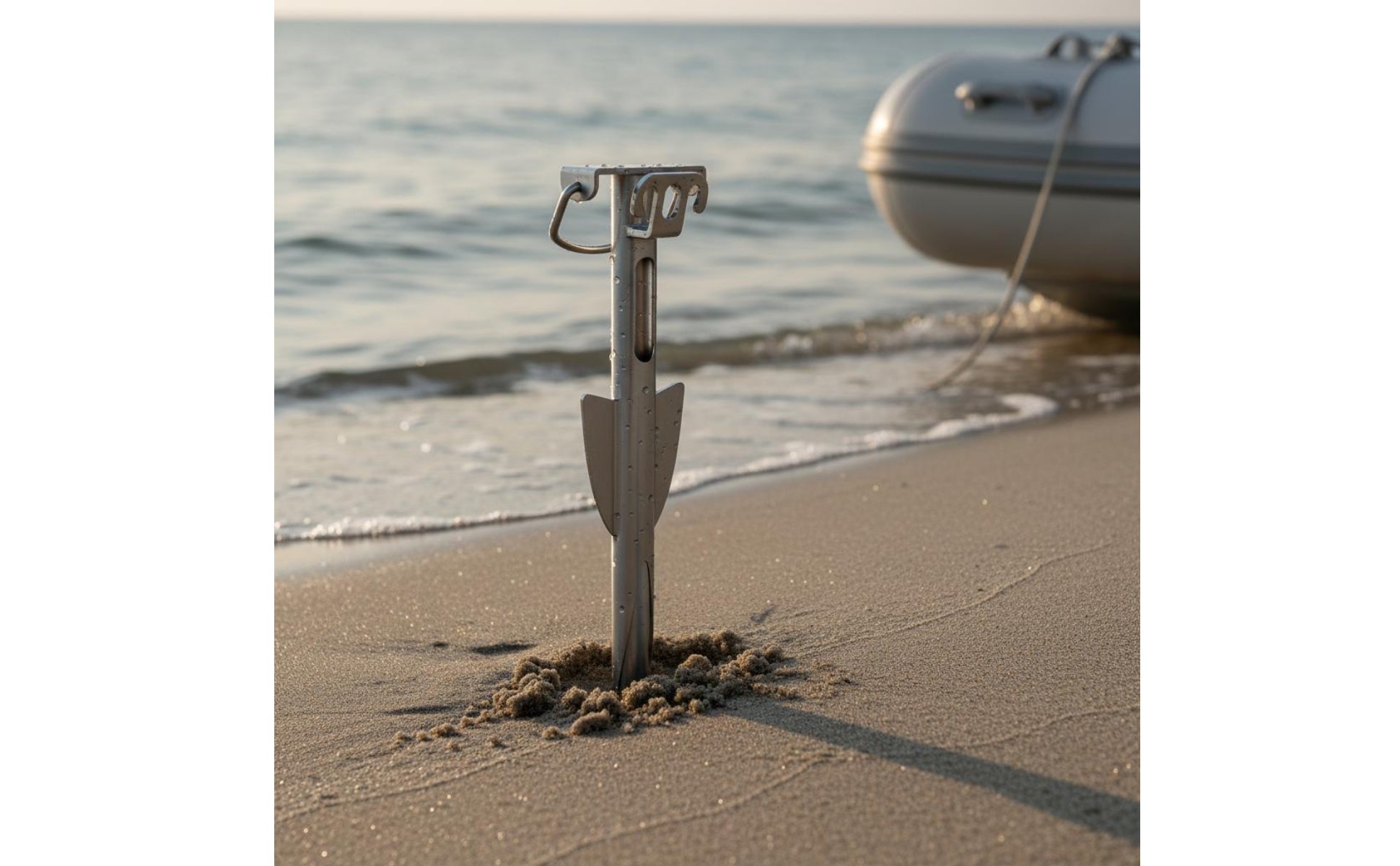 Edelstahl-Sandanker Leicht Edelstahl Sandanker Rostfrei für Boot, flaches Wasser