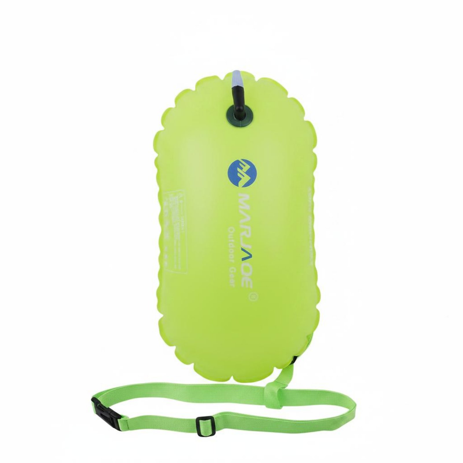 Easy to Inflate Open Water Swim Buoy Adjustable Waist Belt Inflatable Swim Buoy High Visibility Tow Buoy Bright Orange for Triathletes, Training