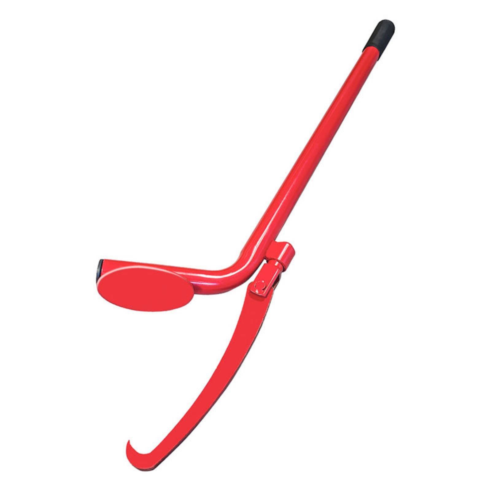 Curved End Wheel Hook Tool Heavy-Duty Tire Remover Forged Steel Tire Removal Bar Easy to Use for Truck Repair, Garage, Vehicle Service Center