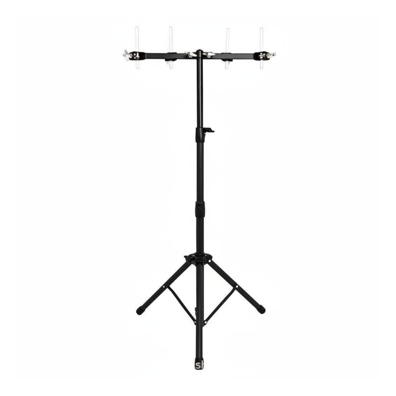 Cowbell Stand Portable Folding Cowbell Holder Heavy-Duty Percussion Mount Stand for Rehearsal Room