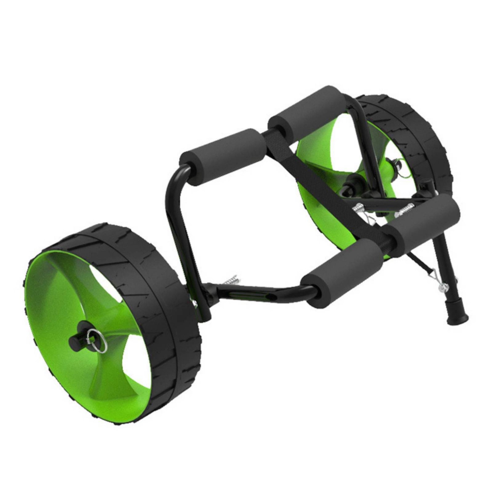 Kayak Cart Foldable Kayak Transport Cart Aluminum Frame Folding Canoe Carrier for Beach, Dock