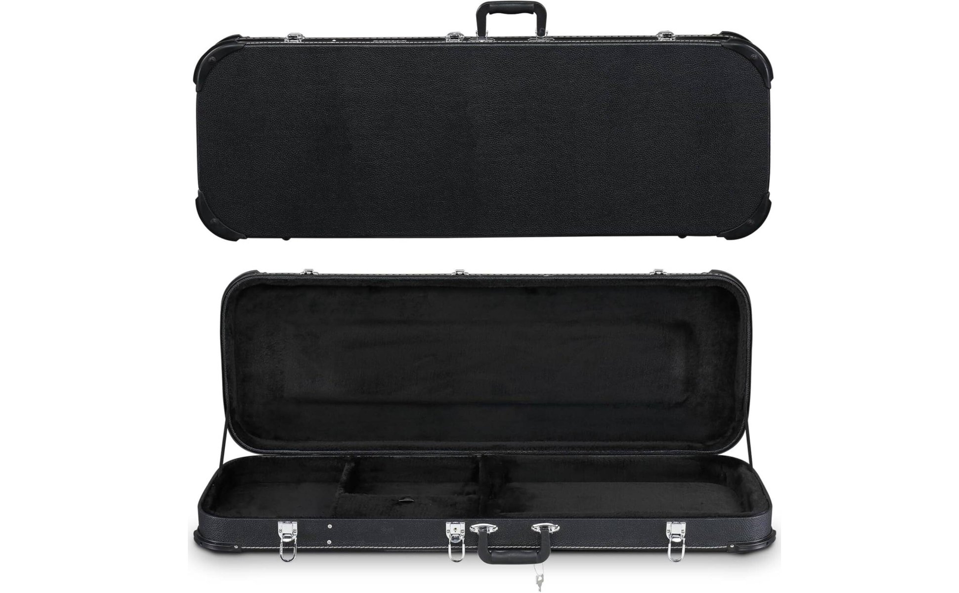 Rectangular Guitar Hard Case Anti-Pressure Electric Guitar Case Water Resistant
