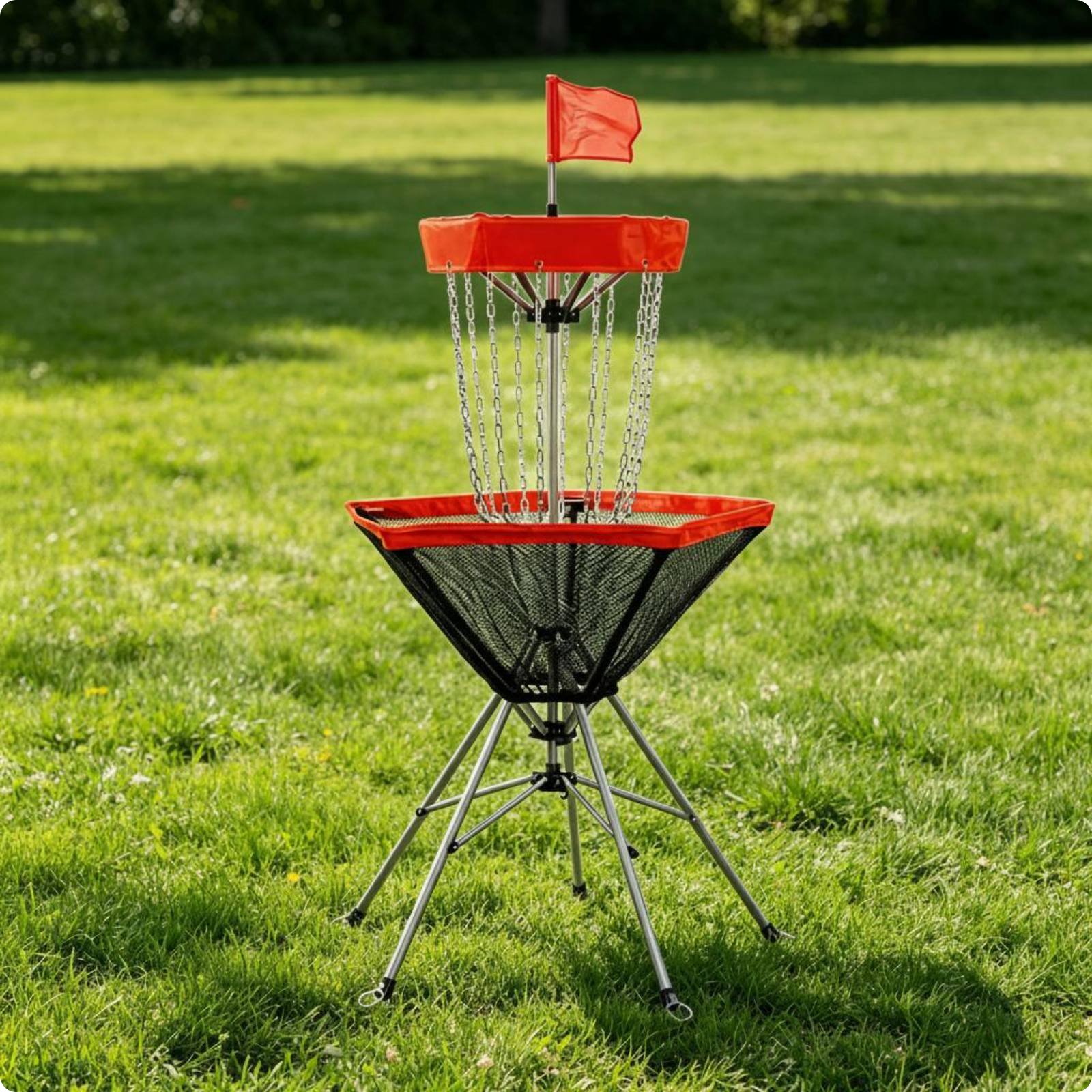 Tragbarer Discgolf-Korb faltbar Discgolf-Korb tragbar für Gruppenspiel, Training