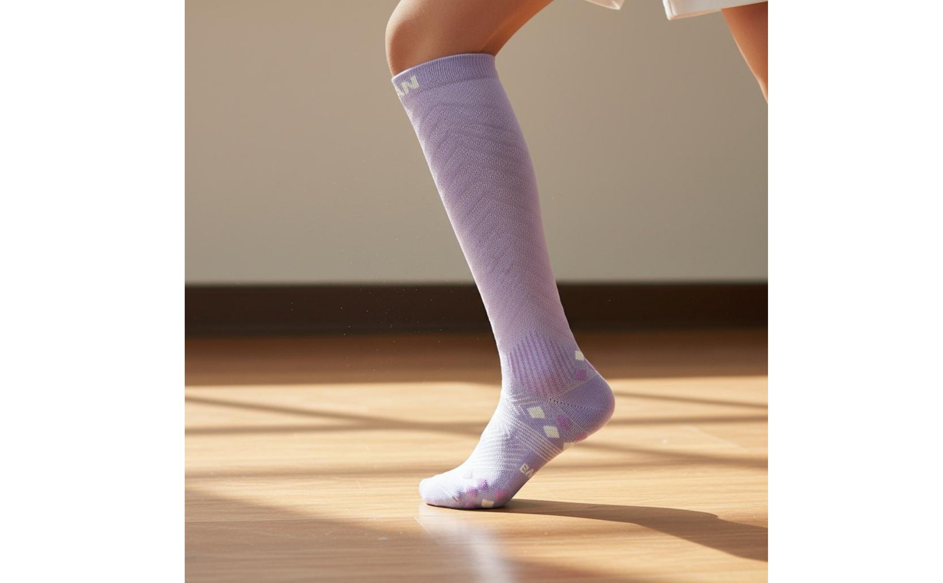 Kinder-Fechtstrümpfe rutschfest Fechtsocken elastisch für Fechten, Training