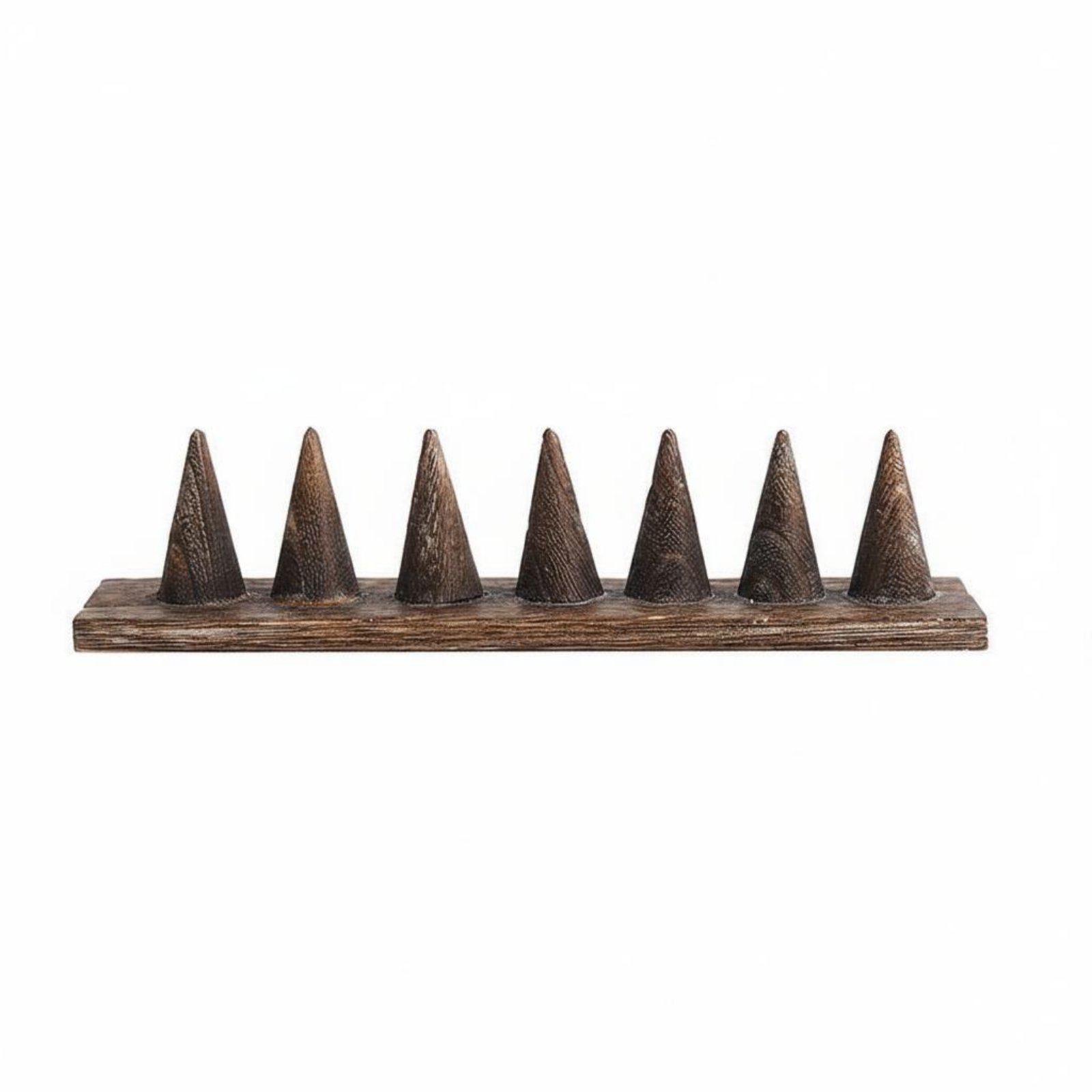 Hand-Finished Wood Cone Band Stand Space-Saving Band Cone Stand Stable Base for Retail, Craft Fair, Dressing Table