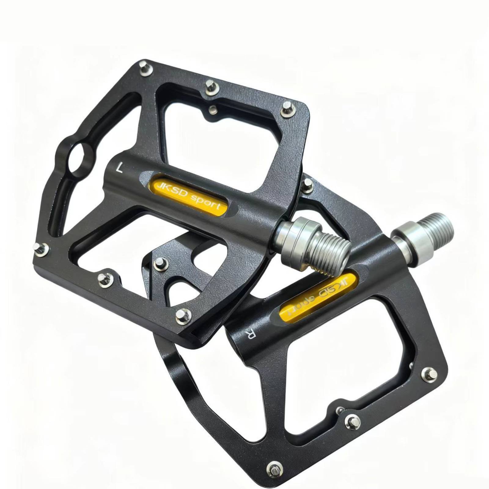 3 Bearing Mountain Bike Pedal Sealed Bearings Platform Bike Pedal for Cyclists, Away from-Road Riding