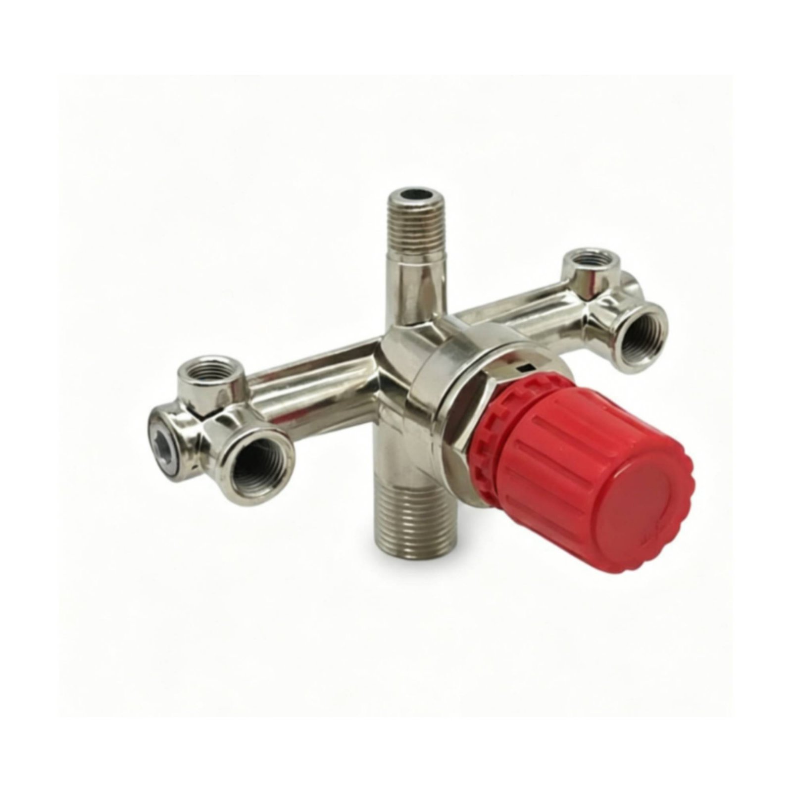 Metal Alloy Air Compressor Outlet Bracket Sturdy Build Air Compressor Outlet Connector Pressure Regulator Bracket Easy Replacement for Workshop