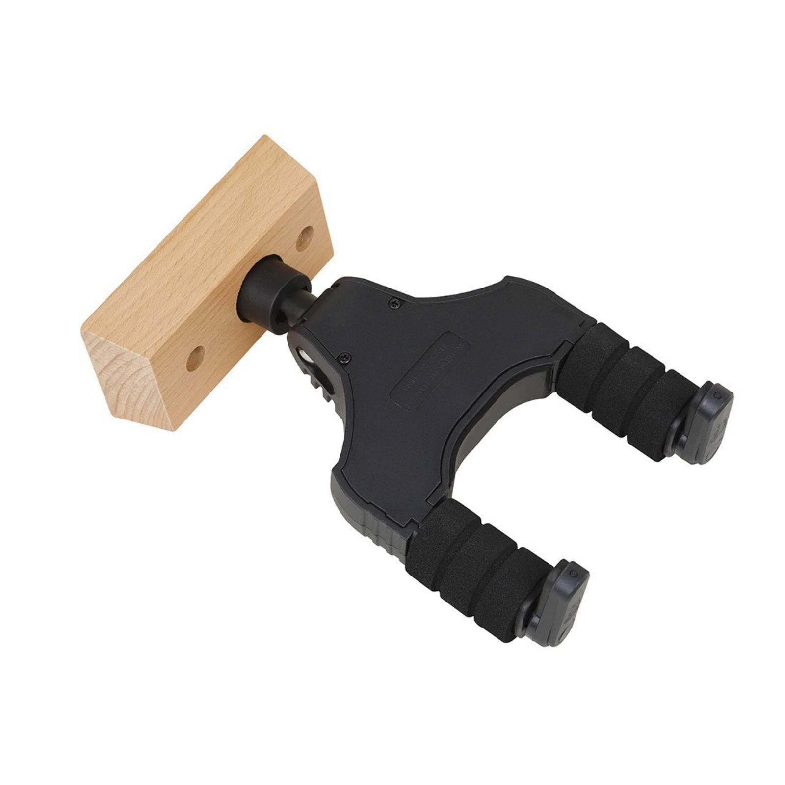 Cushioned Padding Weighted Lock Guitar Hook EVA Padded Self-Locking Guitar Hanger Easy Installation Ukulele Wall Hanger Rotatable for Recording Studio