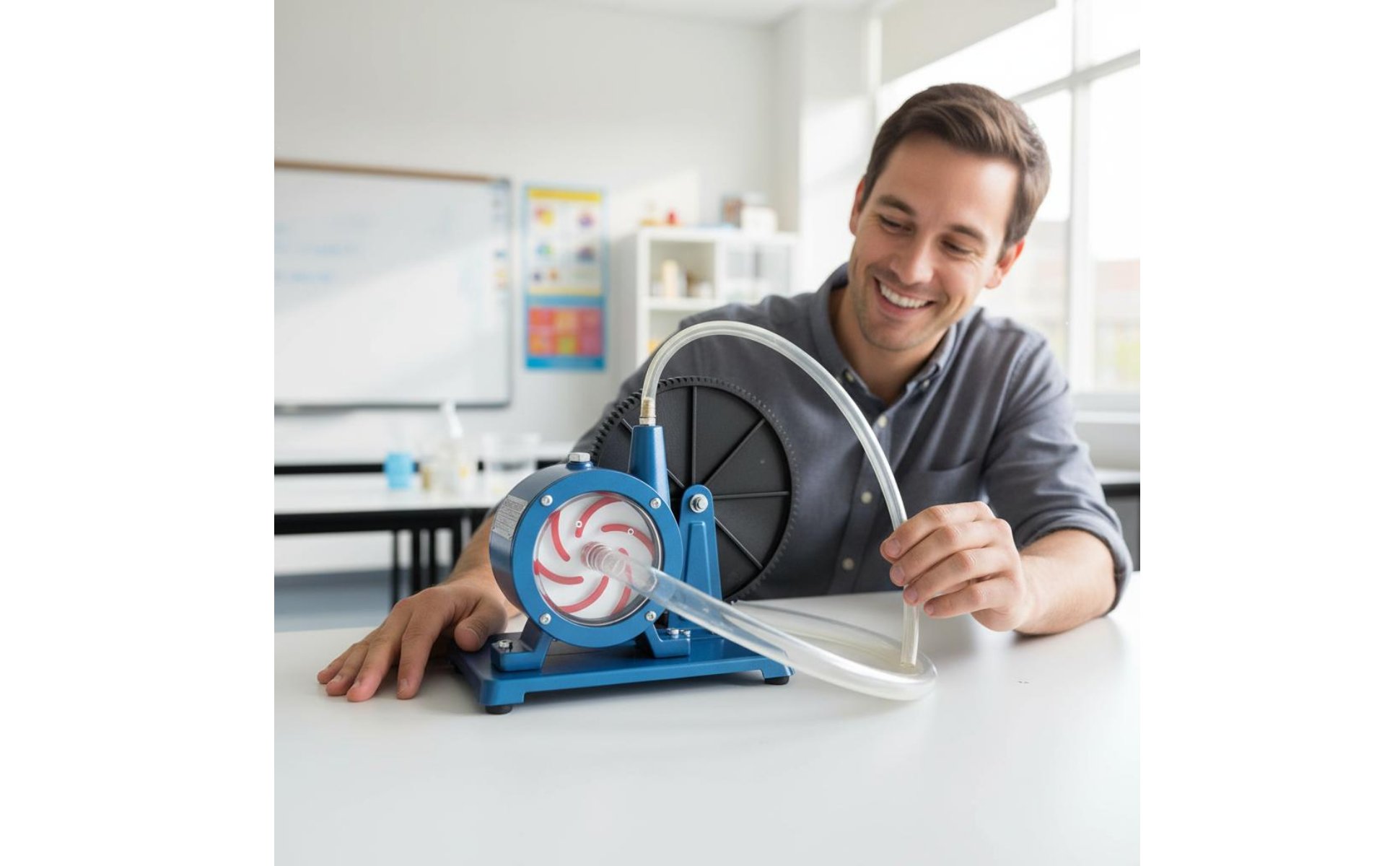 Centrifugal Water Pump Model Mechanics Experiment Impeller Pump Demonstration