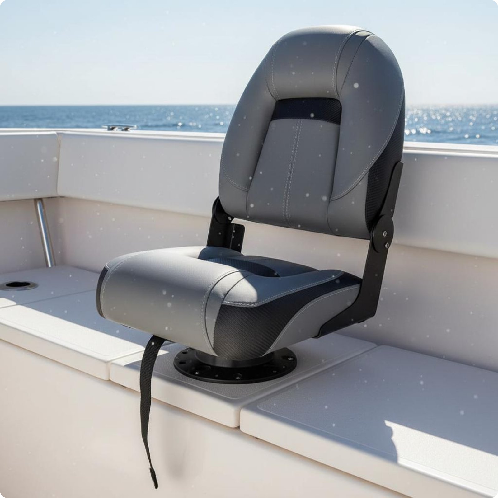 Boat Seat Sun-Resistant Aquatic Seating Padded
