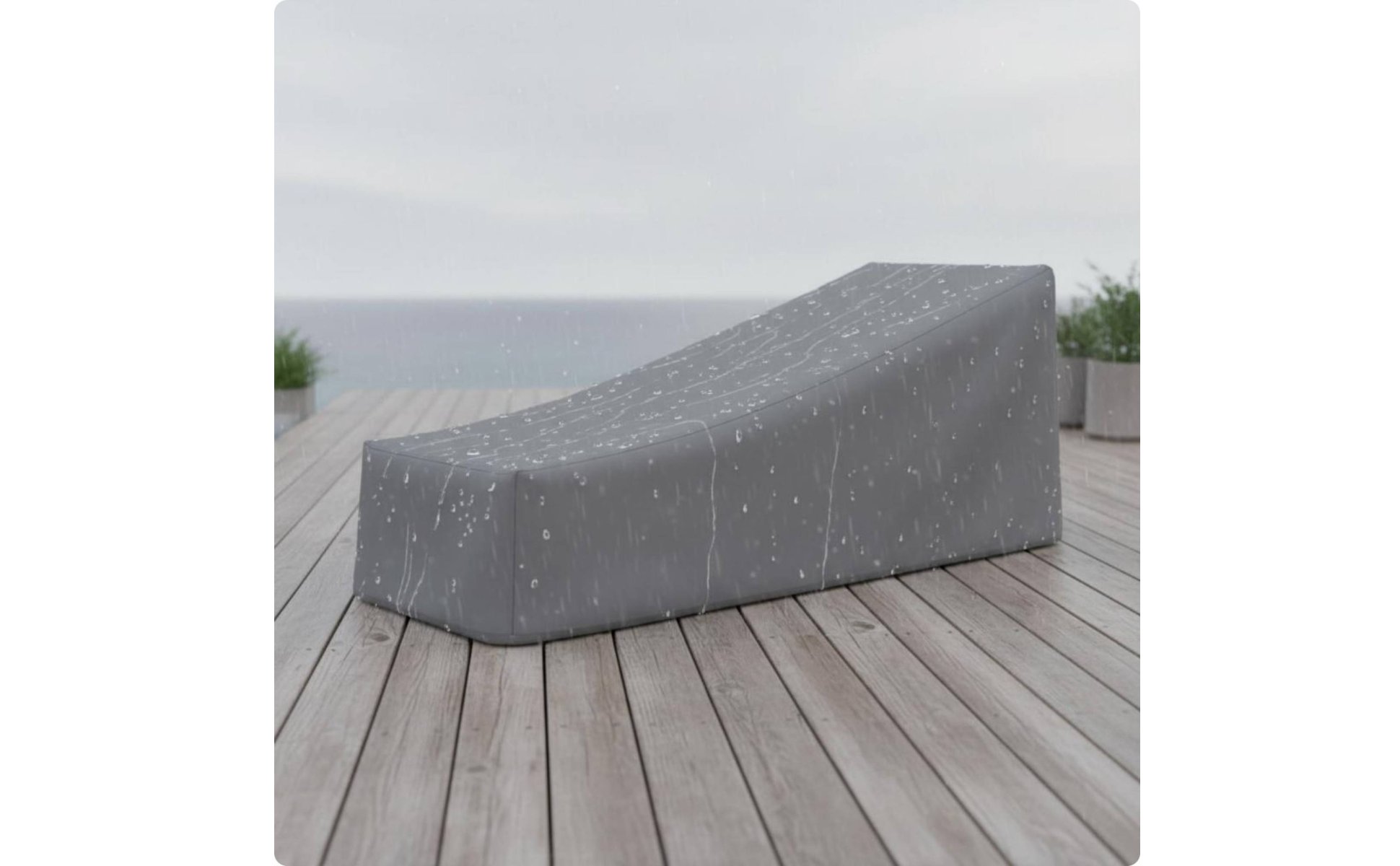 Sunlounger Cover Waterproof Sun Bed Cover Dustproof for Beach