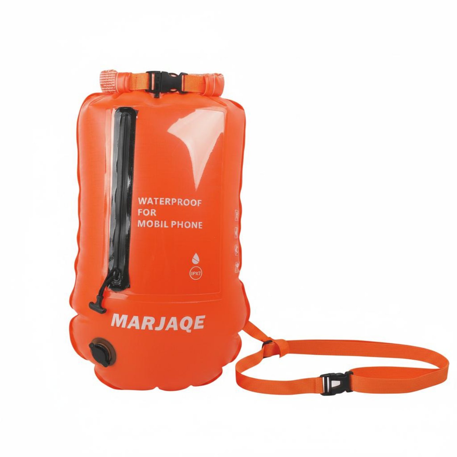 Airtight Zipper Double Air Chamber Swim Buoyant Pouch Bag Buoyant Waterproof Phone Buoyant Pouch Storage Pocket Floating Phone Pouch Leak-Proof for Swimmers, Swimming, Drifting, Rafting