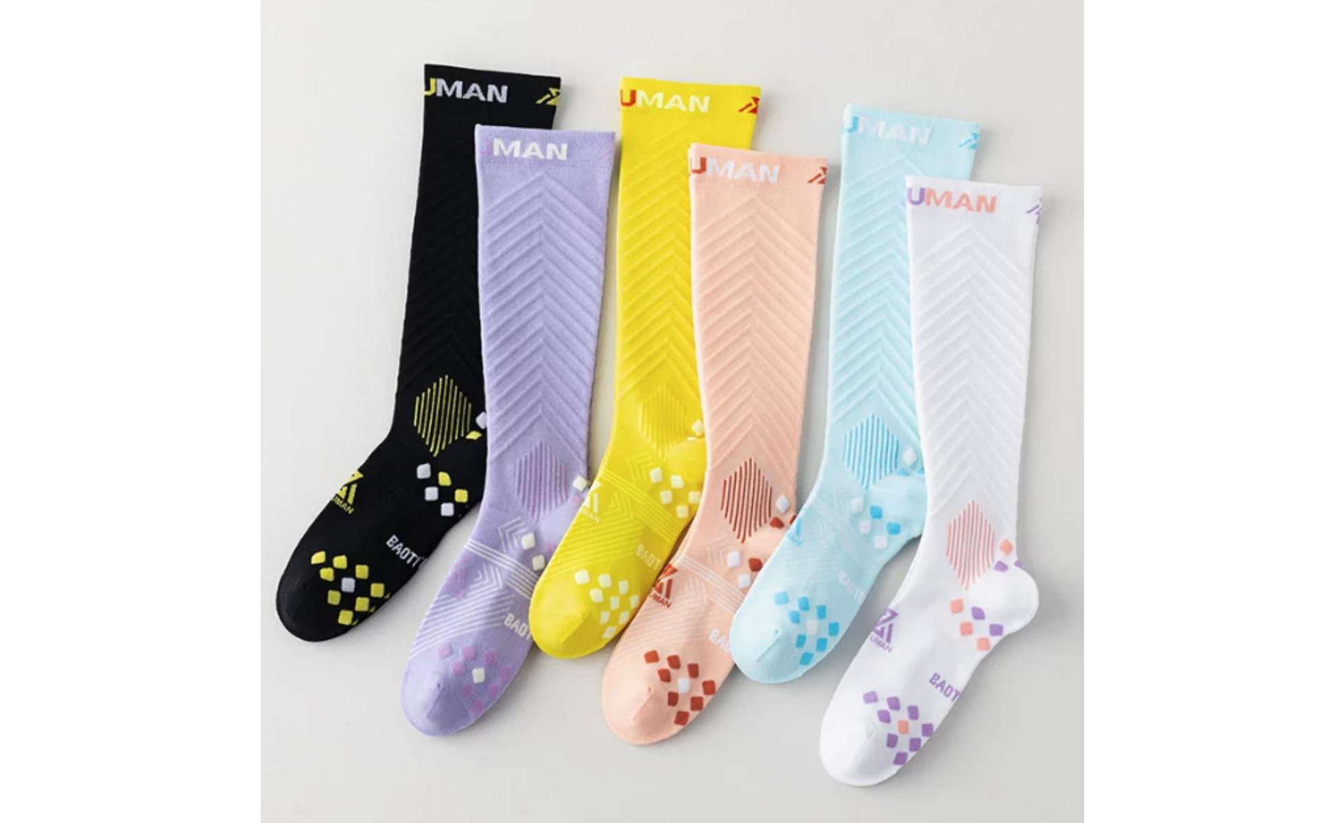 Kinder-Fechtstrümpfe rutschfest Fechtsocken elastisch für Fechten, Training