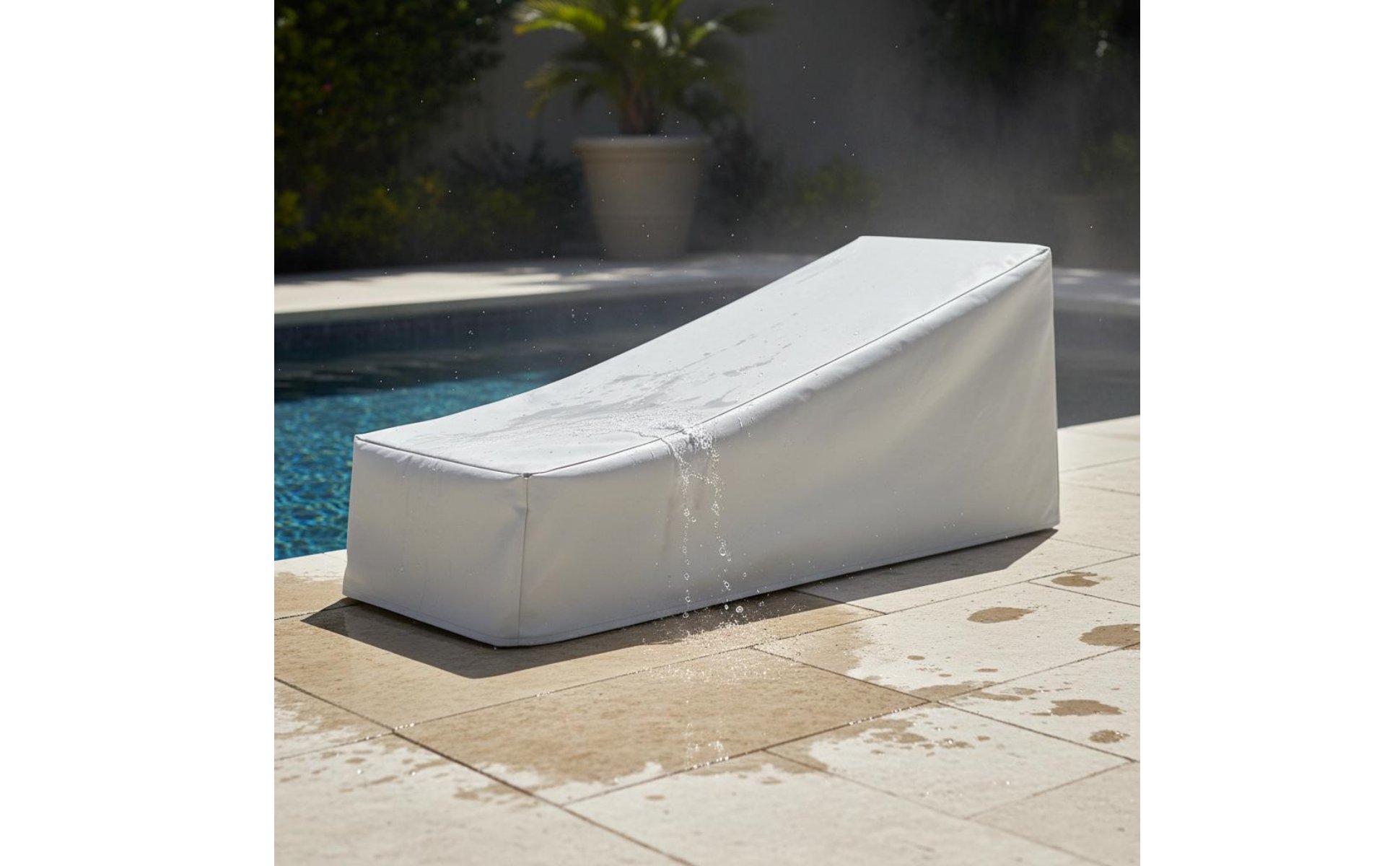 Sunlounger Cover Waterproof Sun Bed Cover Dustproof for Beach