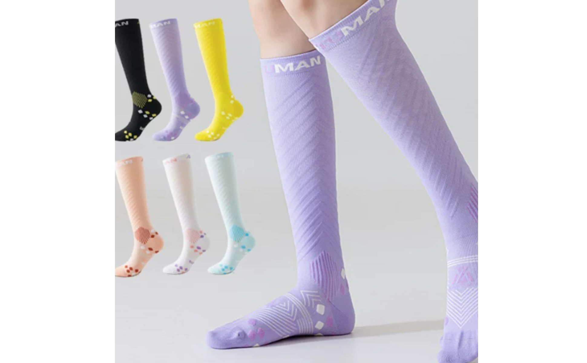 Kinder-Fechtstrümpfe rutschfest Fechtsocken elastisch für Fechten, Training
