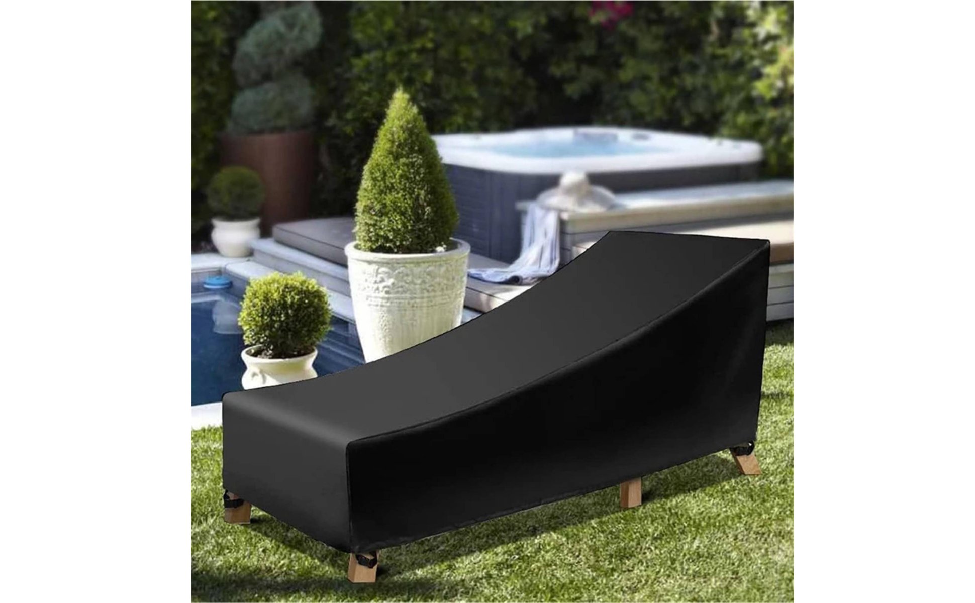Sunlounger Cover Waterproof Sun Bed Cover Dustproof for Beach