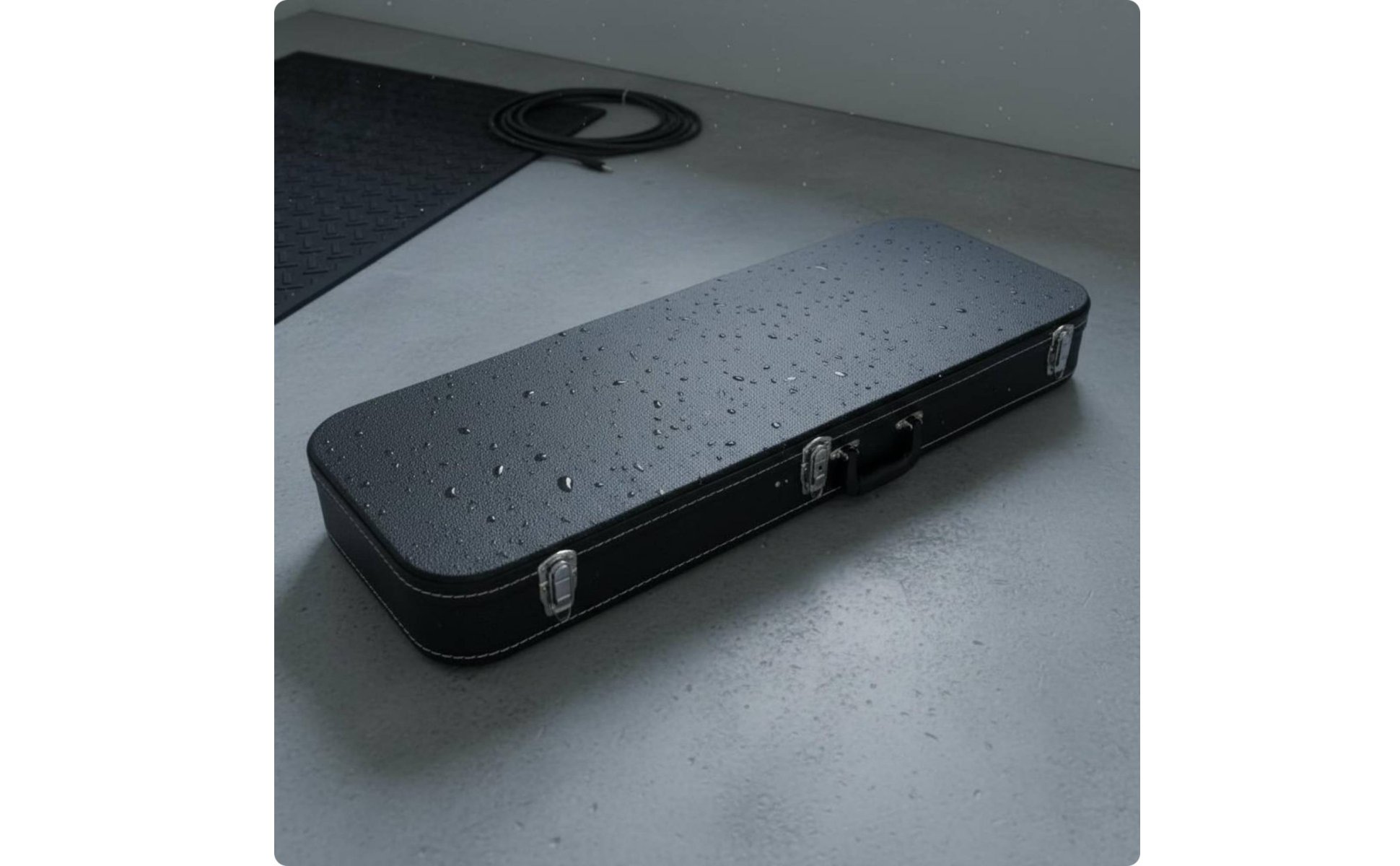 Rectangular Guitar Hard Case Anti-Pressure Electric Guitar Case Water Resistant