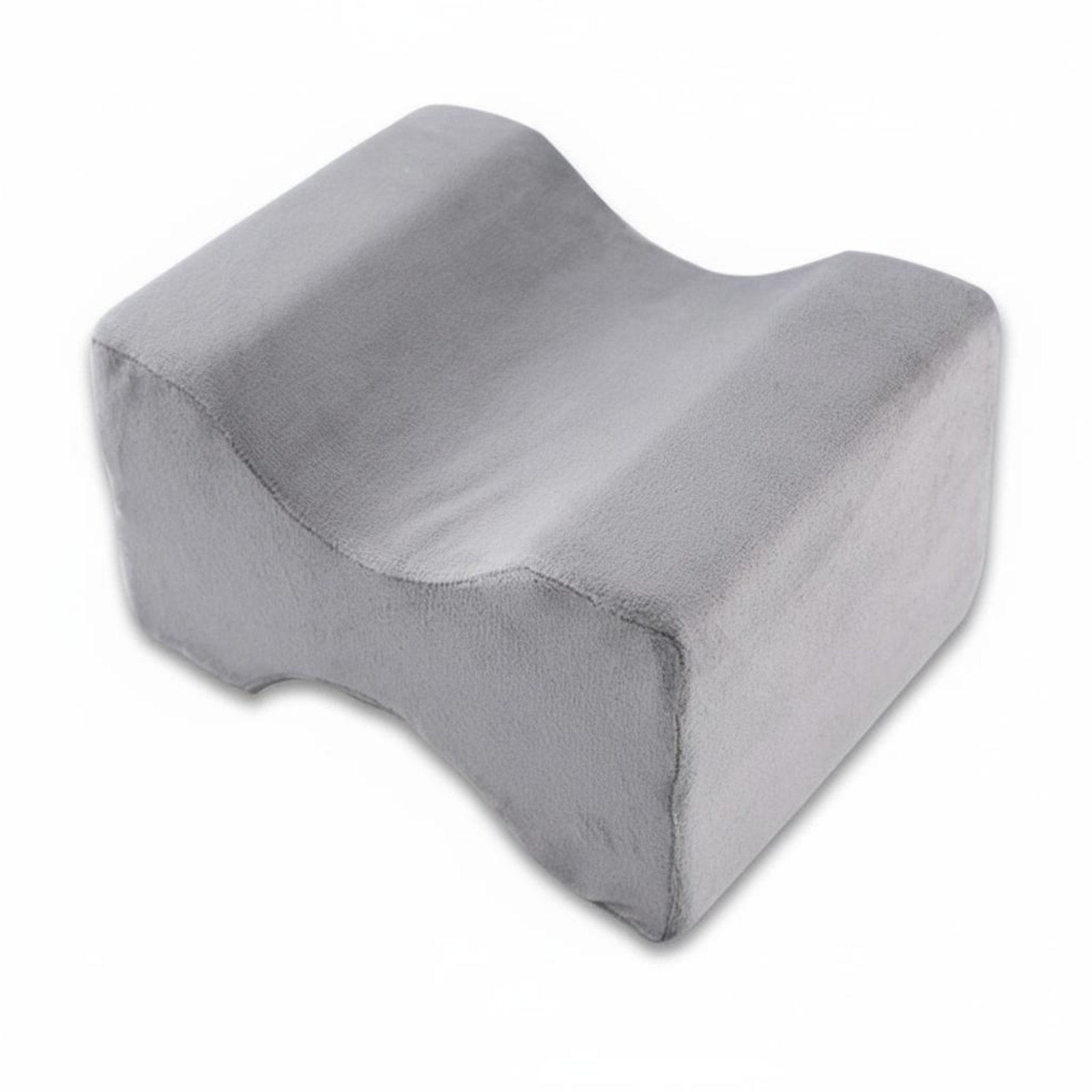 Slow Rebound Memory Foam Leg Pillow Pressure Relief Knee and Leg Support Pillow Ergonomic Shape Spinal Alignment for Women, Adults