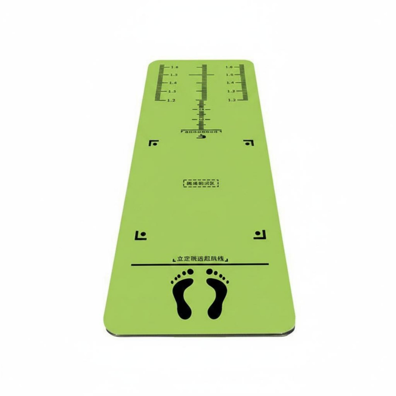 Non-Slip Standing Long Jump Mat Clear Scale Marks Jump Measurement Mat Shock Absorbing Athletic Gear Cushioned for Students, Kids, Home Exercise, Indoor Training