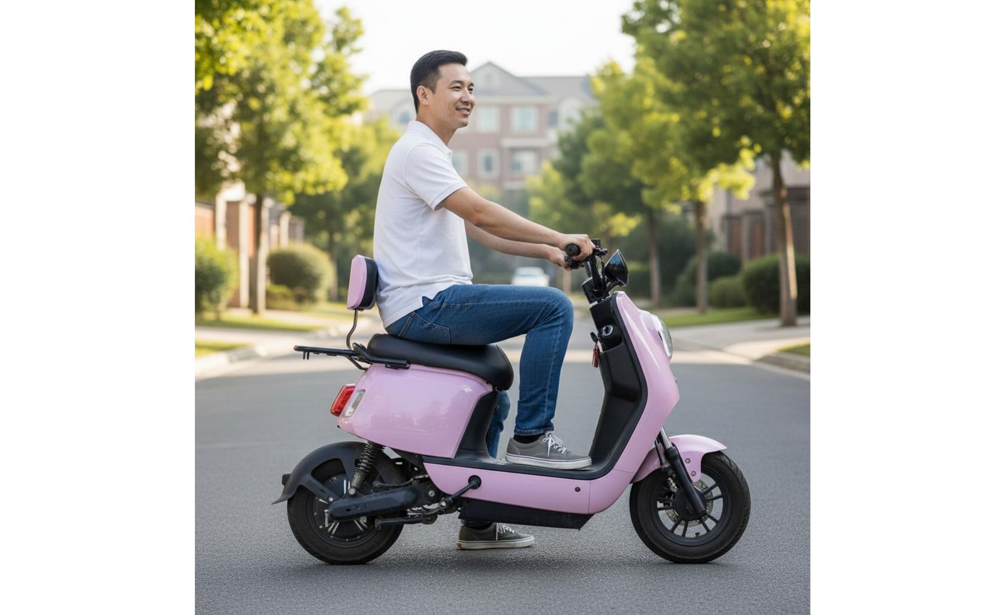 Electric Bike Rear Backrest Waist Support Padded Rear Seat Backrest Soft Cushion