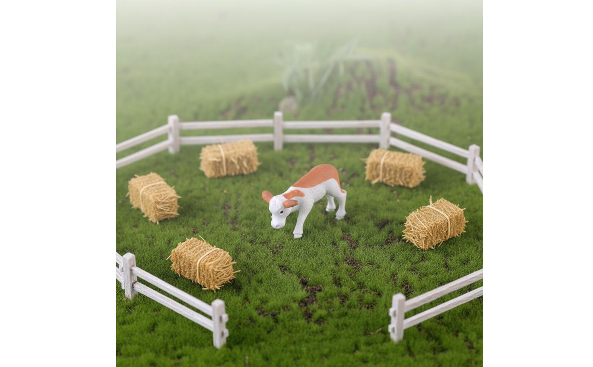 Bauernhof Tierfigur Miniatur Design Mikrolandschaft Dekoration für Schreibtisch