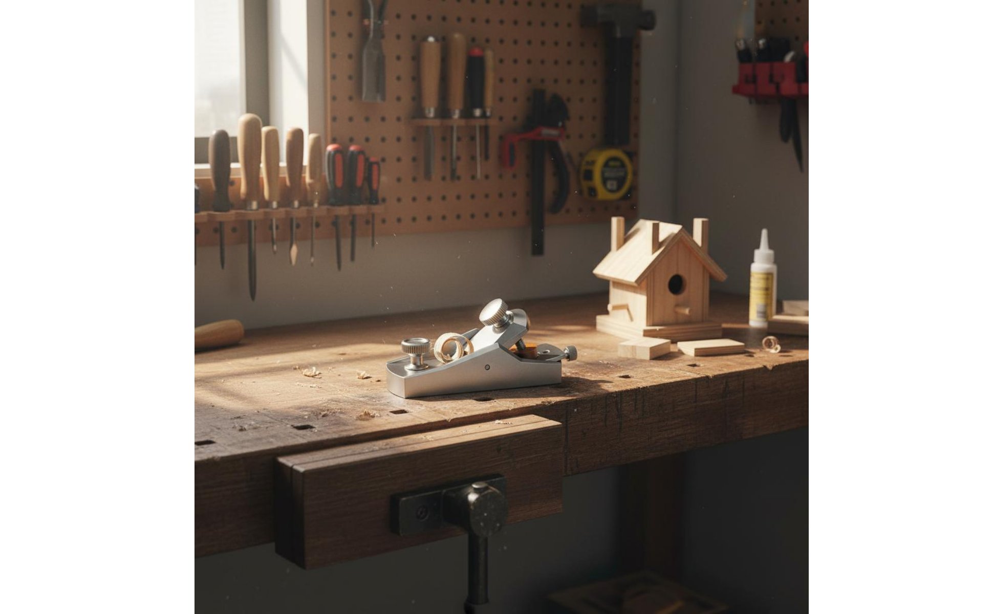 Mini Hand Plane Detachable Clamping Hand Plane Wear-Resistant for Carpentry