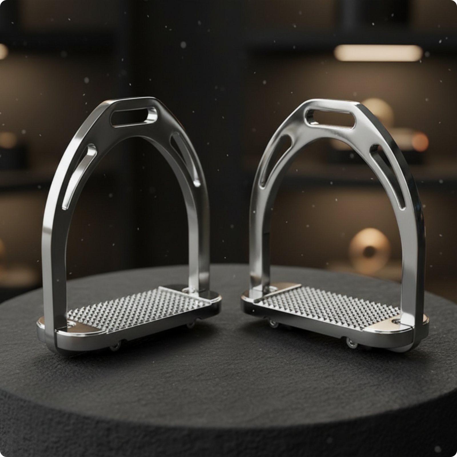 Aluminum Horse Stirrups Lightweight Aluminum Foot Support Comfort for Adults