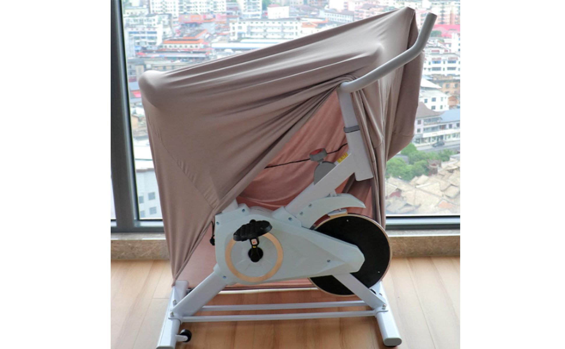 Exercise Bike Cover Stretchy Exercise Bike Dust Cover Dustproof for Storage