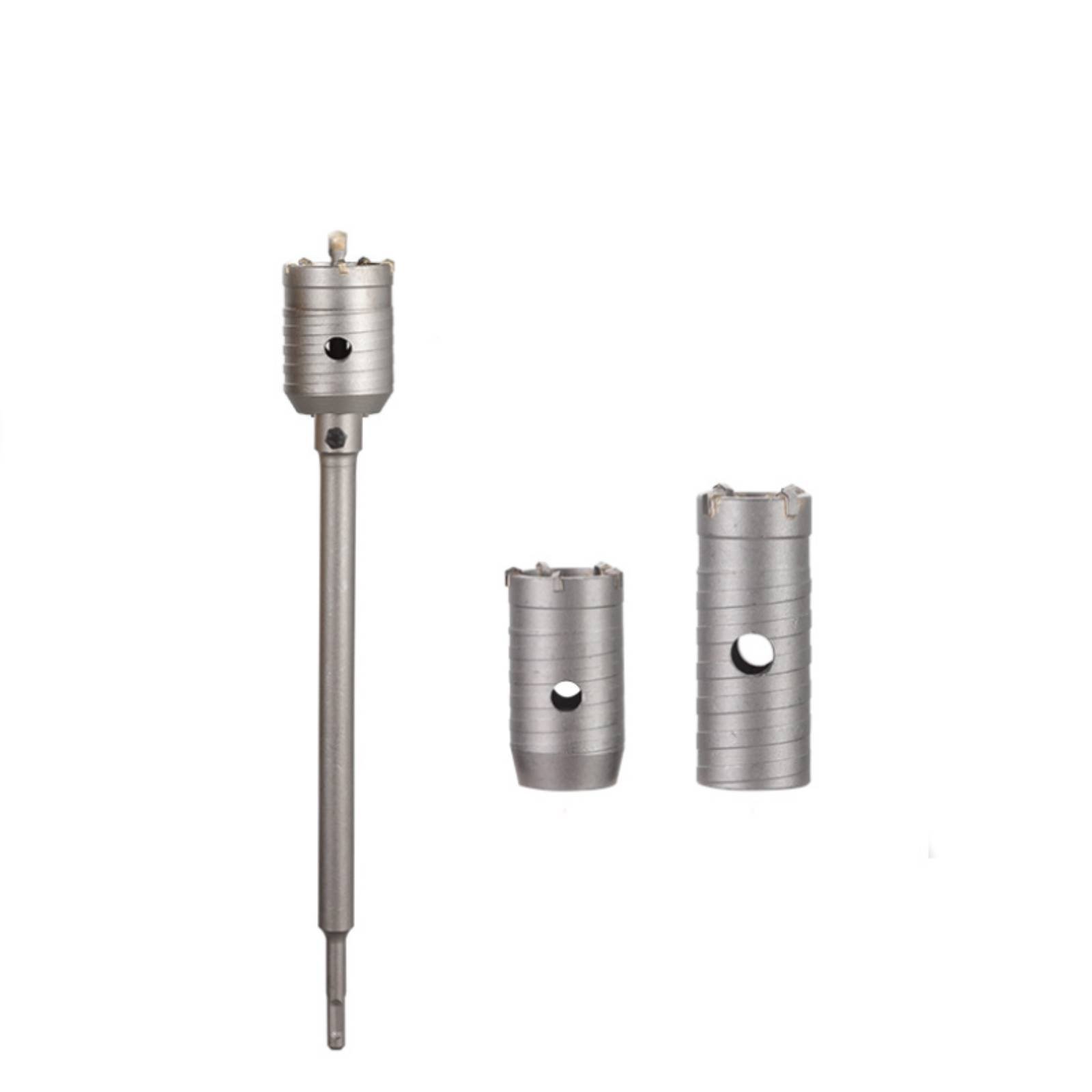 Heavy Duty Concrete Kit Tungsten Carbide Dry Crystal Hole Cutter Drill Bit Set Professional Grade for Renovation