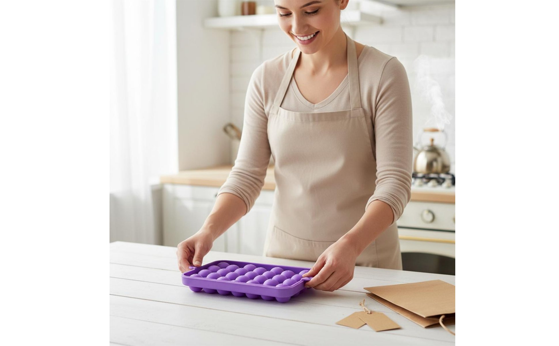 Soap Making Gift Kit Reusable Fruit Soap Mold Set for Crafting