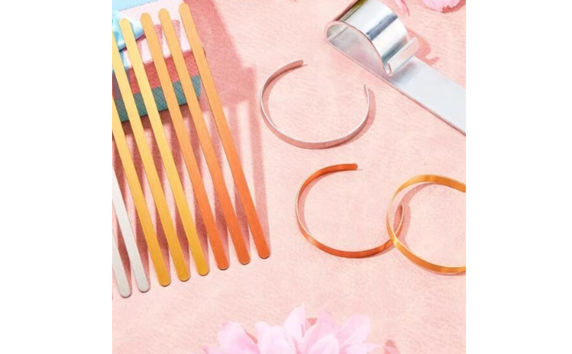 17 Pieces Bracelet Bending Kit Stainless Steel Bangle Forming Tool Set Aluminum