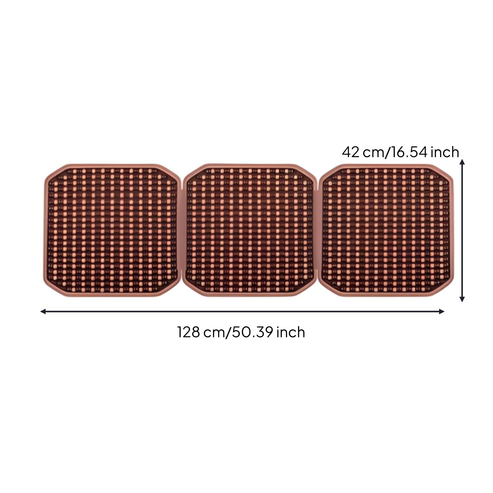 Breathable Cooling Car Seat Pad Ventilated Wood Bead Seat Cover Summer Use