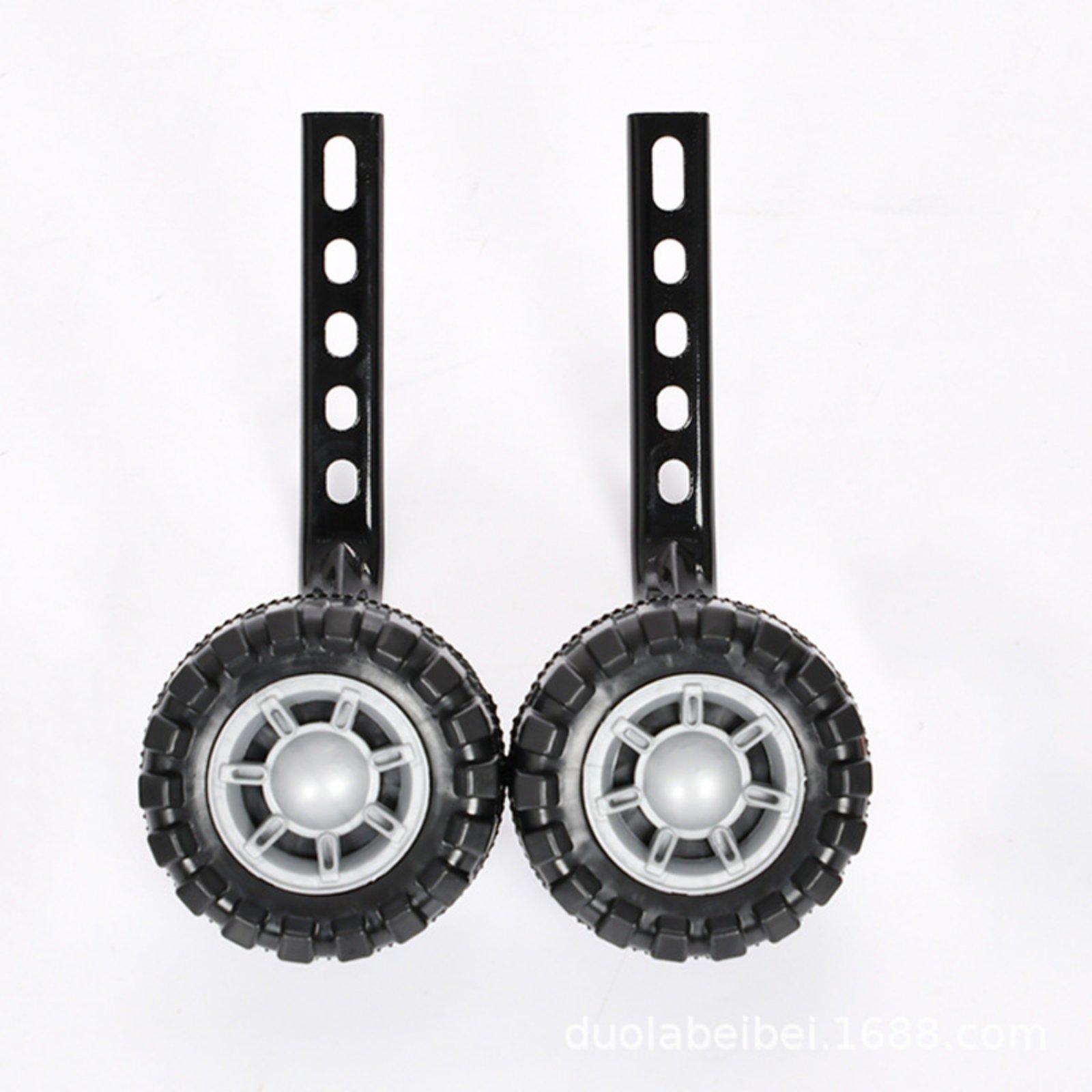 2 Pieces Thickened Flash Training Wheels Universal Fit Kids Training Wheels Light up Auxiliary Wheel Kit Stable Support