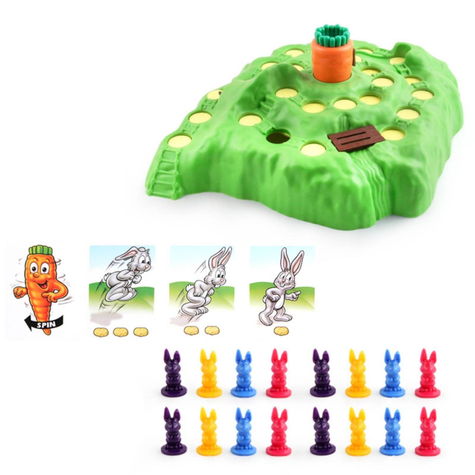 Rabbit Snare Game Multiplayer Rabbit Race Game Interactive for Party, Classroom