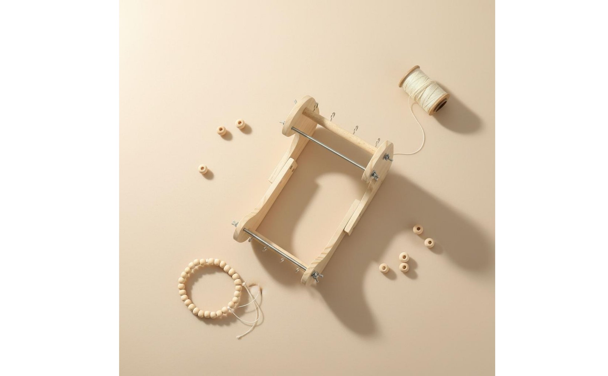 Telaio da Perline Leggero Portatile per Casa, Laboratorio Creativo, Principianti