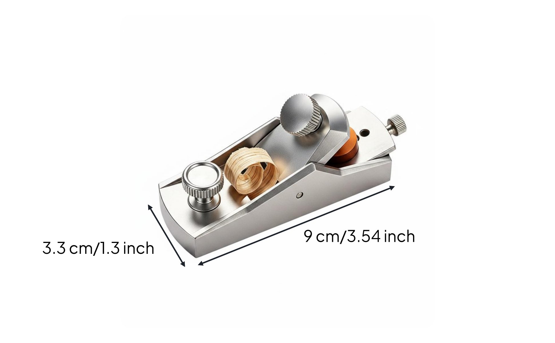 Mini Hand Plane Detachable Clamping Hand Plane Wear-Resistant for Carpentry
