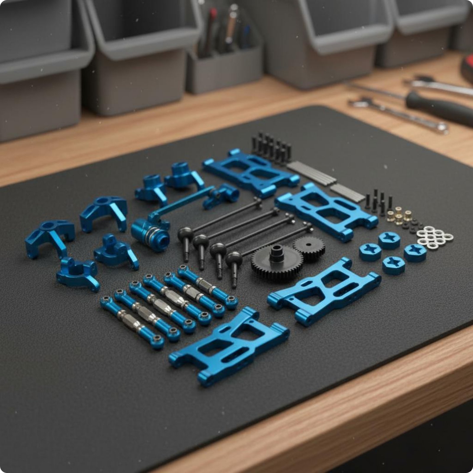 rc-car Metallteile Ersatzteil 1:14 rc Metallteile Robust