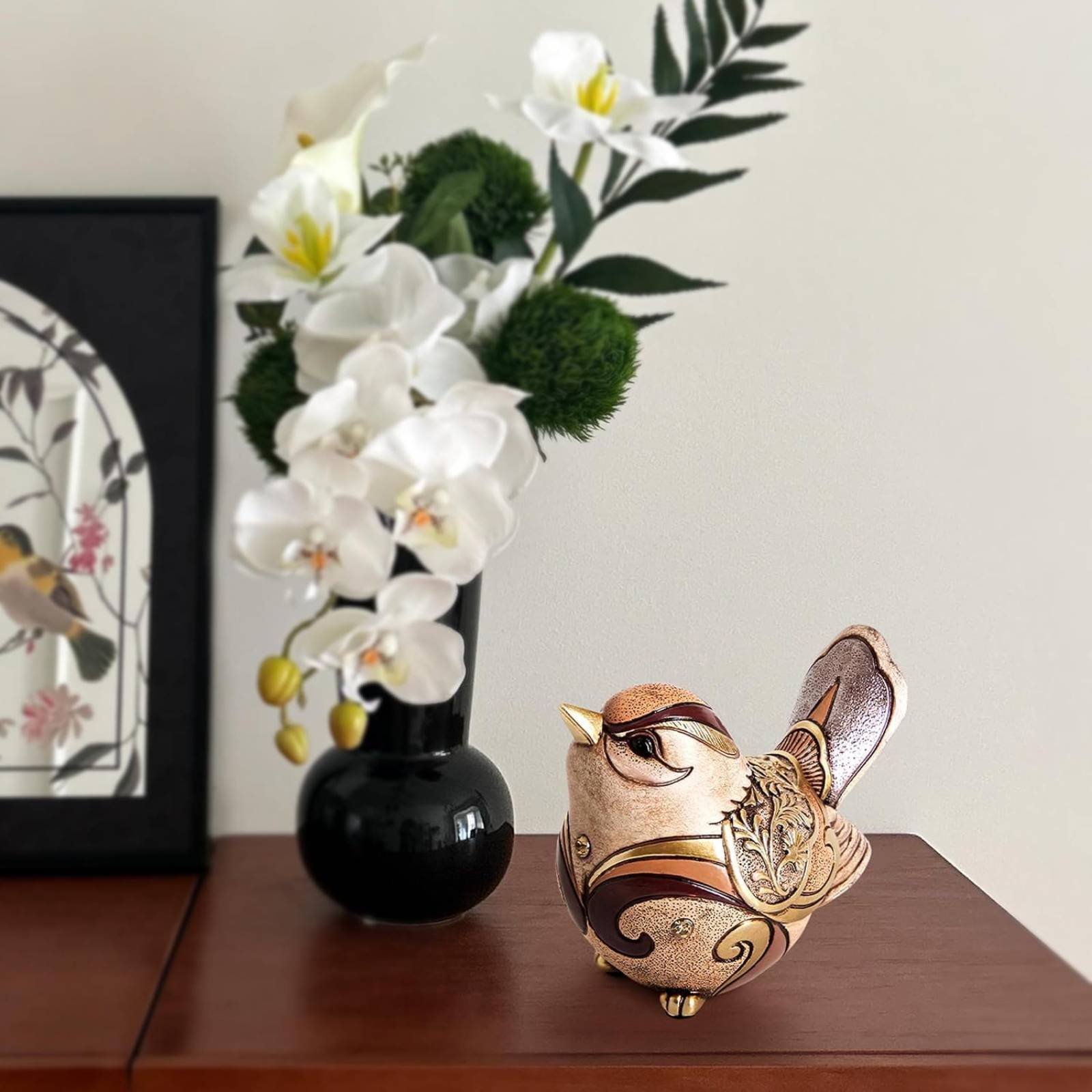 Bird Statue Bohemian Design Home Decor Ornate Design for Patio - Produktbild 7