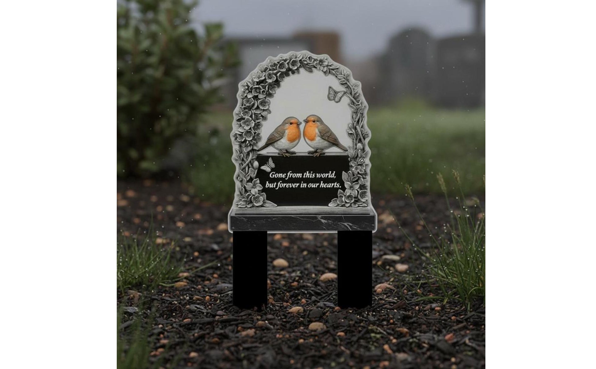 Resin Angel Stake Outdoor Angel Grave Marker Memorial Gift for Grieving Families