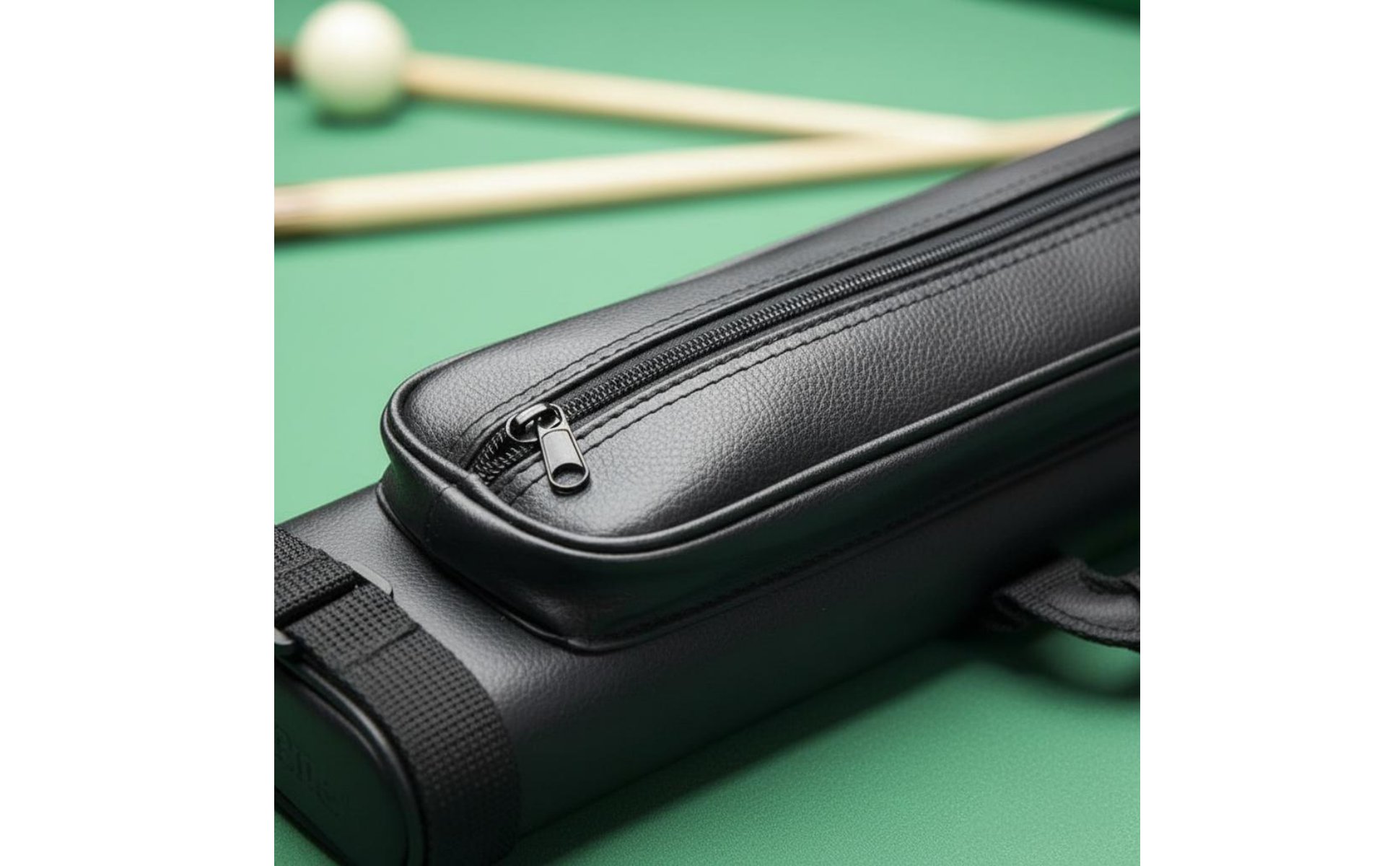 4-Hole Cue Case Lightweight Half Cue Tube Zippered Pocket for Tournament