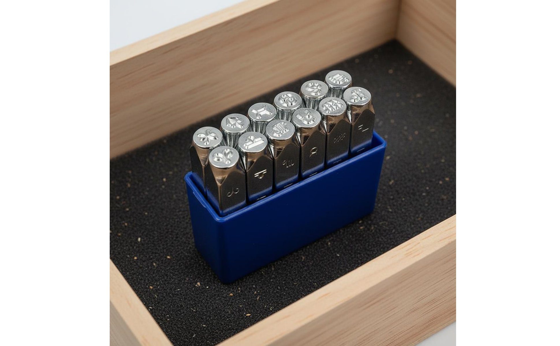 12 Pieces Astrological Punch Set Chrome Plated Symbol Stamping Tool High