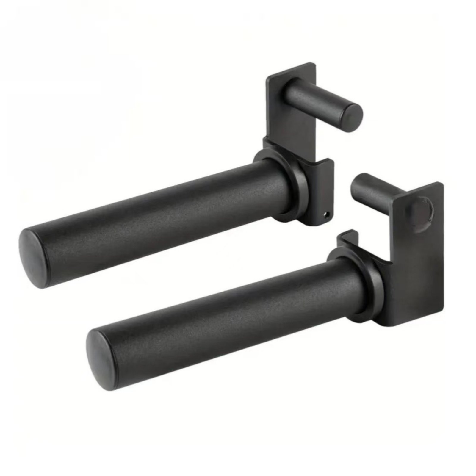 2 Pieces Quick Release Squat Rack Plate Peg Easy to Install Squat Rack Plate Holder Space Saving Fitness Equipment Heavy Duty for Weightlifters, Gym Owners