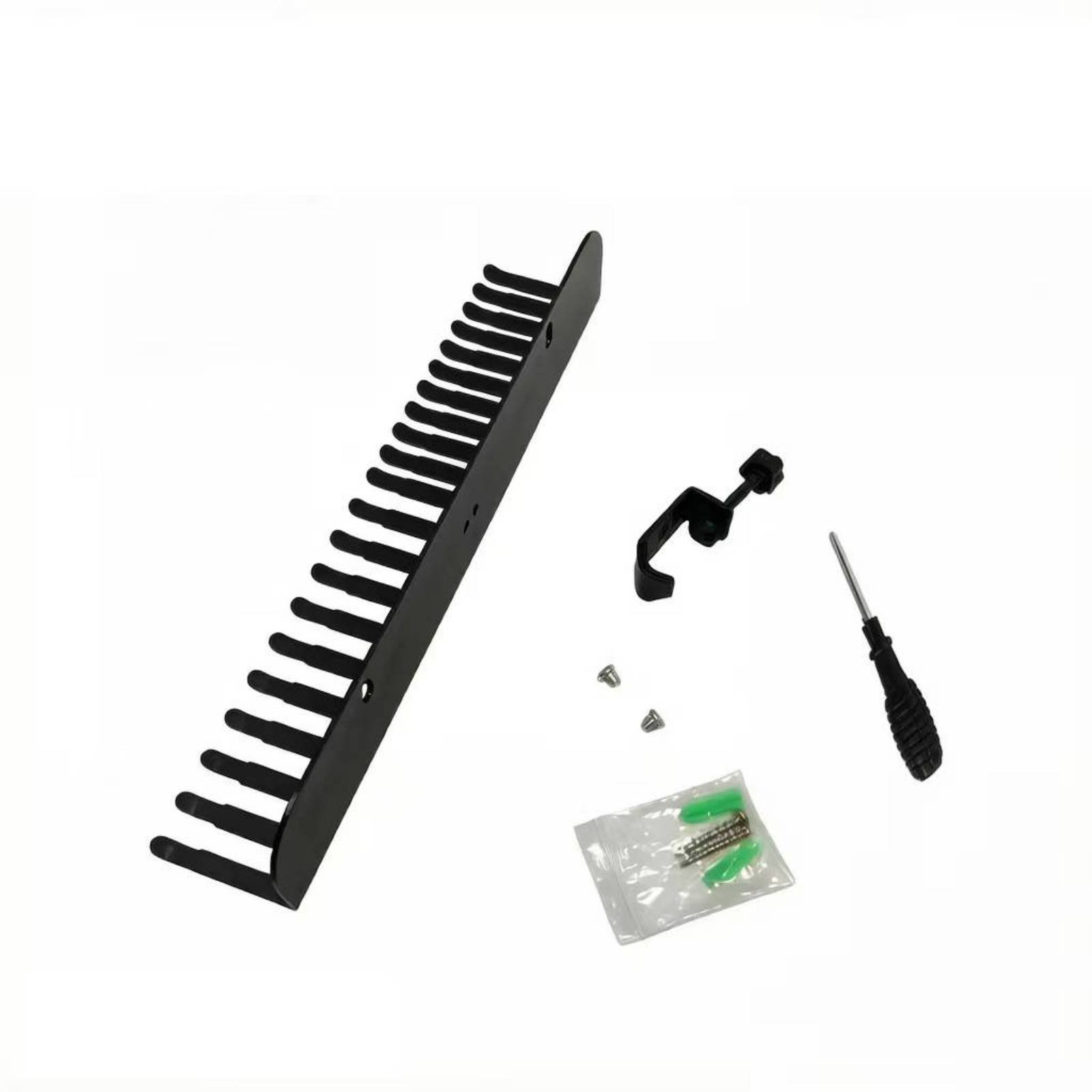Cable Management Rack with Screws Easy to Install Wall Mount Cable Organizer Wall Mount Cord Rack for Audio Production Studios