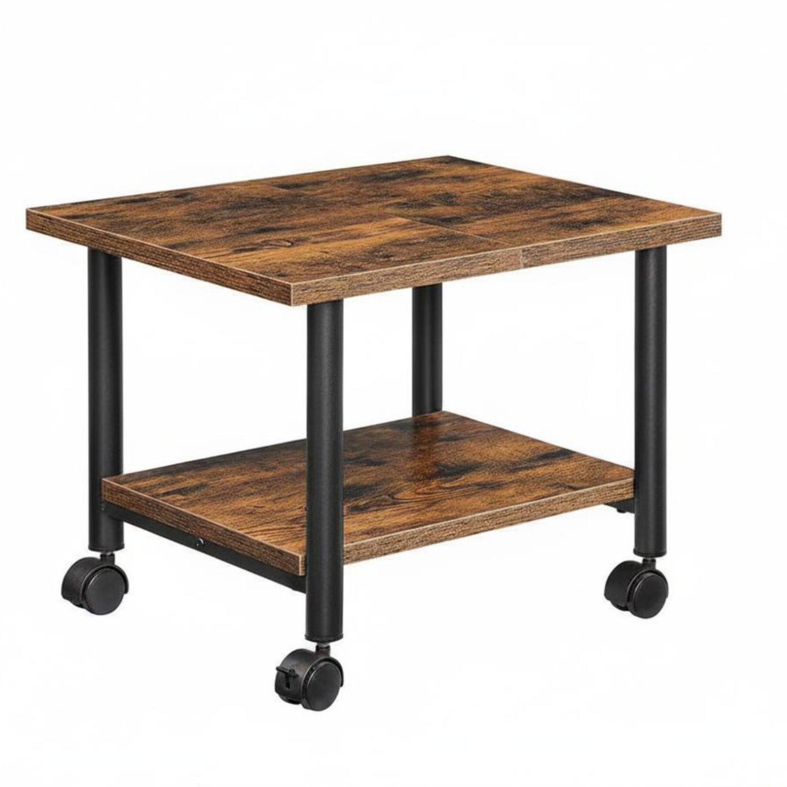 Multipurpose 2-Tier Printer Stand Space-Saving 2 Tier Printer Stand Easy to Assemble Storage Rack Sturdy