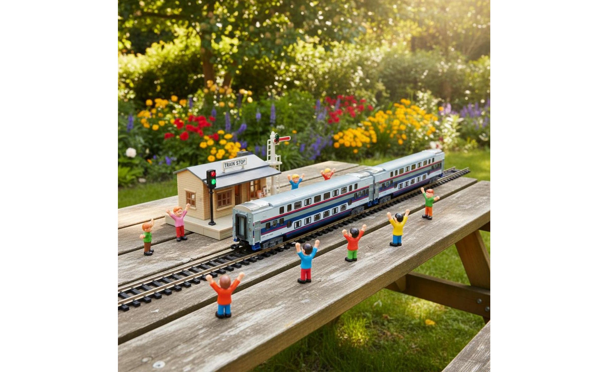 SYZ25K Double Decker Carriage Model Realistic Design for Collectors, Boys