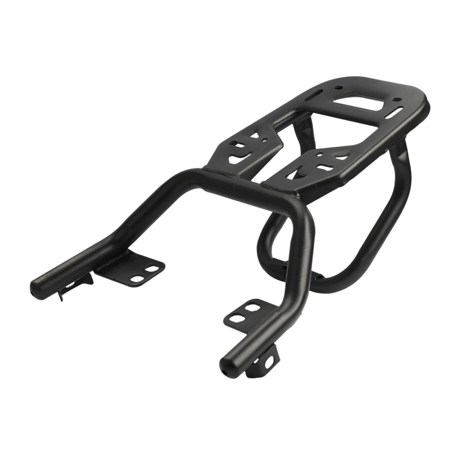 Easy to Install Electric Scooter Rear Rack Heavy Duty Scooter Cargo Rack Thickened Steel Rear Seat Bracket Welded Construction for Commuting, Travel