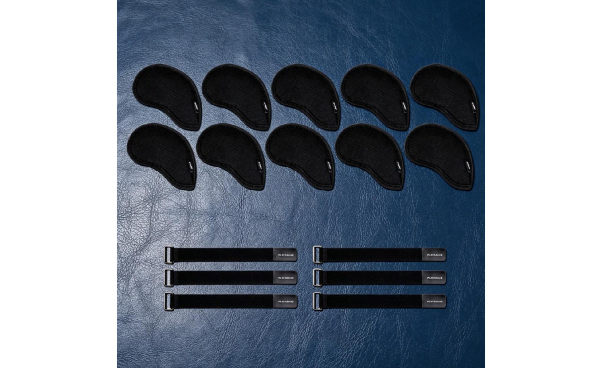 3 Pieces Golf Iron Head Cover Anti-Collision Golf Club Iron Cover for Golfers