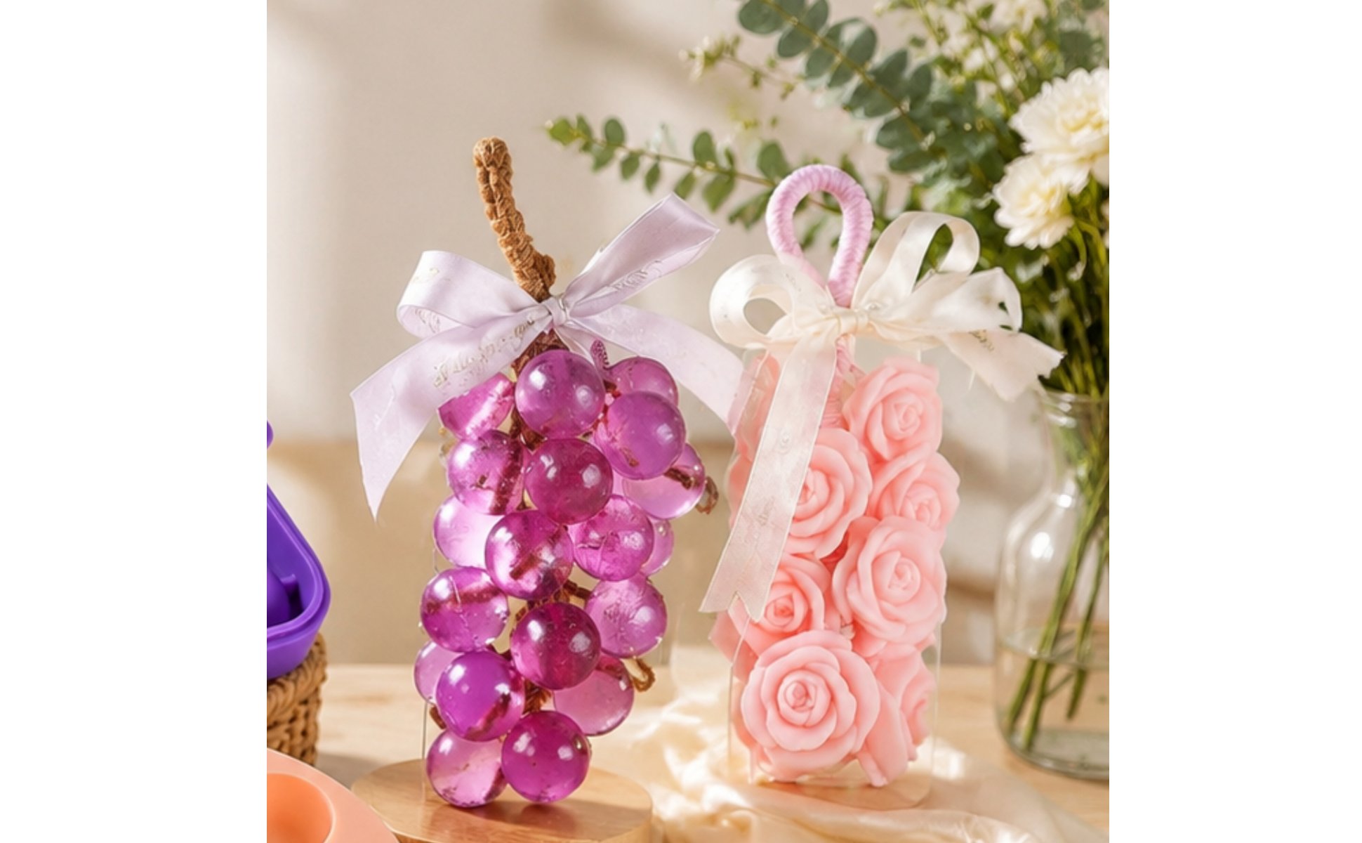 Soap Making Gift Kit Reusable Fruit Soap Mold Set for Crafting