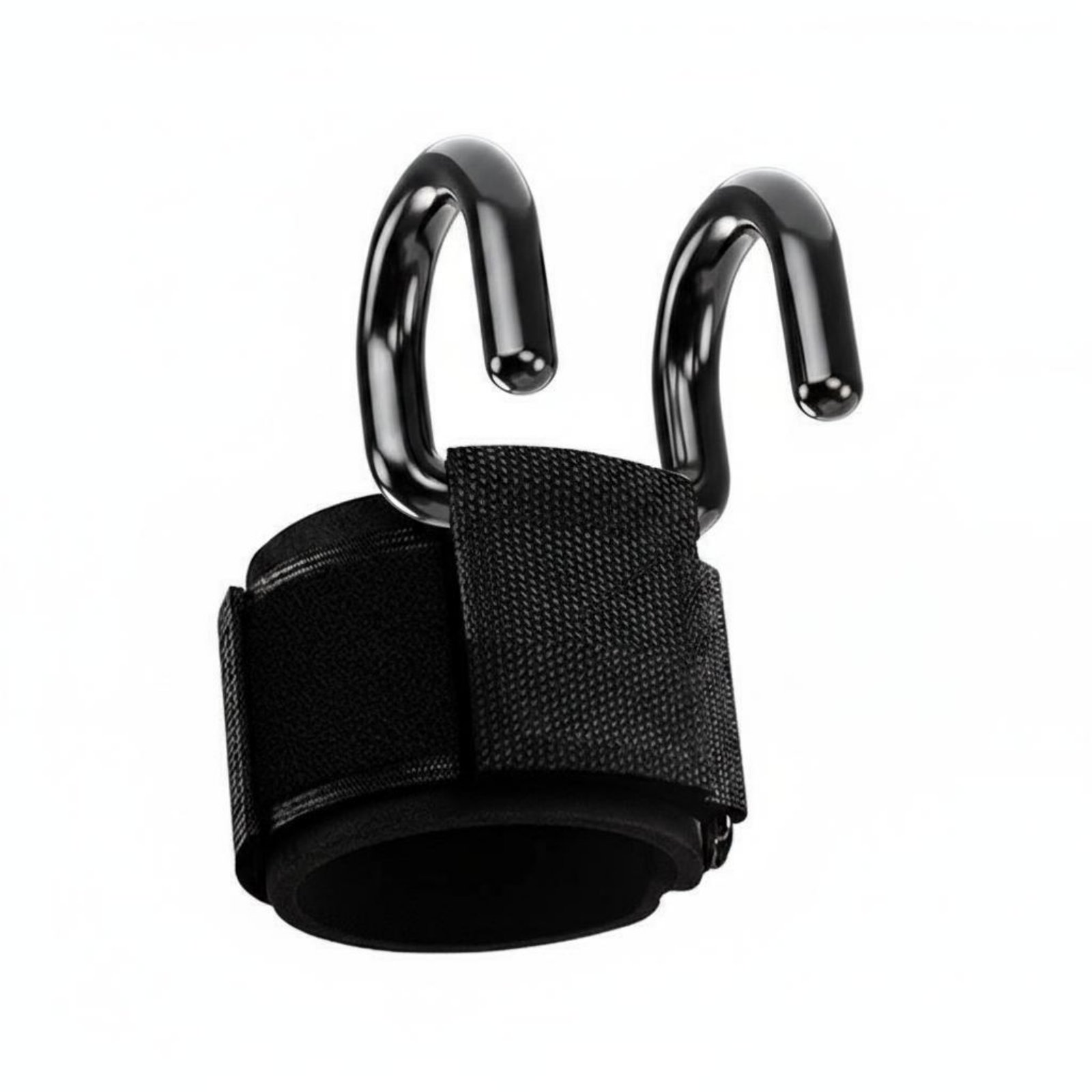 Thick Padding Pull up Hook Strap Heavy Duty Wrist Hook Strap Ergonomic Design Deadlift Straps with Hooks Adjustable Fit for Weightlifters, Powerlifters, Deadlifts, Strength Training, Gym